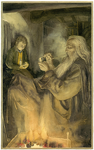 Frodo and Gandalf (Color)